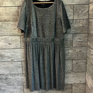 NWT Lane Bryant Metallic Silver Dress, Women’s Size 18